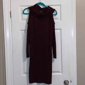 NWT The Limited dark purple sweater dress. Size XS